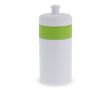 Gourde de sport sans BPA avec détail coloré 500ml couleur vert clair
