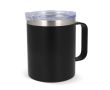 Tasse à emporter en céramique avec anse pour un transport facile 350ml couleur noir
