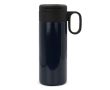 Gobelet en acier inoxydable avec couvercle servant de tasse 400ml couleur bleu foncé