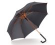 Parapluie avec poignée géométrique et détails colorés Ø106 couleur orange