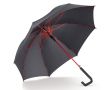 Parapluie avec poignée géométrique et détails colorés Ø106 couleur rouge