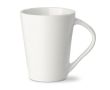 Tasse en porcelaine blanche avec poignée triangulaire de 270ml couleur blanc