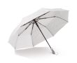 Parapluie pliable blanc avec cadre noir Ø98 couleur blanc