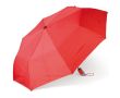 Parapluie pliable ergonomique coloré avec armature noire Ø100 couleur rouge