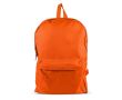 Classique sac à dos en RPET en plusieurs couleurs avec poche frontale couleur orange
