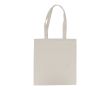 Sac en coton OEKO-TEX avec poignées longues 220 g/m2 couleur beige