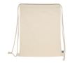 Sac avec fonction de sac à dos en coton FairTrade 140 g/m2 couleur beige
