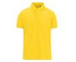 Polo en polyester et coton coloré à manches courtes 180 g/m² B&C couleur jaune