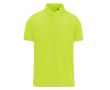 Polo en polyester et coton coloré à manches courtes 180 g/m² B&C couleur vert lime