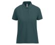 Polo basique pour femme à manches courtes en coton 210 g/m² B&C couleur vert foncé