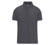 Polo basique unisexe en coton à manches courtes 210 g/m² B&C couleur gris foncé