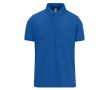 Polo basique unisexe en coton à manches courtes 210 g/m² B&C couleur bleu roi