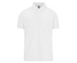 Polo basique unisexe en coton à manches courtes 210 g/m² B&C couleur blanc