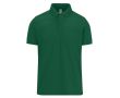 Polo basique unisexe en coton à manches courtes 210 g/m² B&C couleur vert bouteille