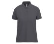 Polo classique pour femme en coton à manches courtes 180 g/m² B&C couleur gris foncé