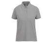 Polo classique pour femme en coton à manches courtes 180 g/m² B&C couleur gris chiné