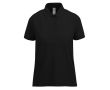 Polo classique pour femme en coton à manches courtes 180 g/m² B&C couleur noir