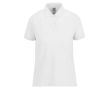 Polo classique pour femme en coton à manches courtes 180 g/m² B&C couleur blanc