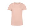 T-shirt pour femme en coton biologique à manches courtes 150 g/m² B&C couleur rose pastel