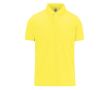Polo classique unisexe en coton à manches courtes 180 g/m² B&C couleur jaune