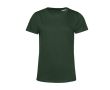 T-shirt pour femme en coton biologique à manches courtes 150 g/m² B&C couleur vert forêt