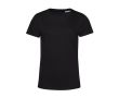 T-shirt pour femme en coton biologique à manches courtes 150 g/m² B&C couleur noir