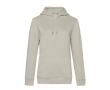 Sweat-shirt pour femme en coton et polyester recyclé 280 g/m² B&C couleur gris clair