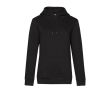 Sweat-shirt pour femme en coton et polyester recyclé 280 g/m² B&C couleur noir