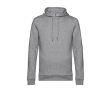 Sweat moderne en coton biologique avec capuche 280 g/m² B&C couleur gris clair