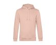 Sweat moderne en coton biologique avec capuche 280 g/m² B&C couleur rose pastel