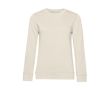 Sweat-shirt pour femme à manches longues en coton 280 g/m² B&C couleur blanc cassé
