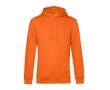 Sweat moderne en coton biologique avec capuche 280 g/m² B&C couleur orange foncé