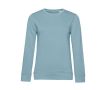 Sweat-shirt pour femme à manches longues en coton 280 g/m² B&C couleur bleu gris