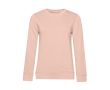 Sweat-shirt pour femme à manches longues en coton 280 g/m² B&C couleur rose pastel