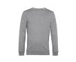 Sweat-shirt à col rond en coton biologique 280 g/m² B&C couleur gris clair