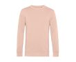 Sweat-shirt à col rond en coton biologique 280 g/m² B&C couleur rose pastel