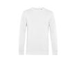 Sweat-shirt à col rond en coton biologique 280 g/m² B&C couleur blanc
