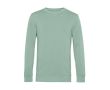 Sweat-shirt à col rond en coton biologique 280 g/m² B&C couleur vert menthe