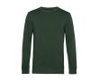 Sweat-shirt à col rond en coton biologique 280 g/m² B&C couleur vert forêt