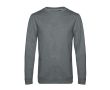 Pull à col rond ajusté en coton 280 g/m² B&C couleur gris clair chiné