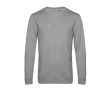 Pull à col rond ajusté en coton 280 g/m² B&C couleur gris clair