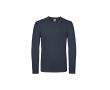T-shirt pour homme à manches longues en coton 145 g/m² B&C couleur bleu marine