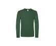 T-shirt pour homme à manches longues en coton 145 g/m² B&C couleur vert foncé