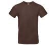 T-shirt pour homme en coton à manches courtes 185 g/m² B&C couleur marron