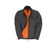 Veste softshell stretch pour femme en polyester 300 g/m² B&C couleur gris foncé