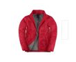Veste en polyester pour homme imperméable et coupe-vent B&C couleur rouge