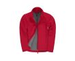 Veste softshell stretch pour femme en polyester 300 g/m² B&C couleur rouge