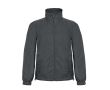 Veste en polyester pour homme coupe-vent et imperméable B&C couleur gris foncé
