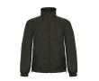 Veste en polyester pour homme coupe-vent et imperméable B&C couleur noir