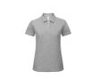 Polo pour femme en coton piqué à manches courtes 180 g/m² B&C couleur gris clair